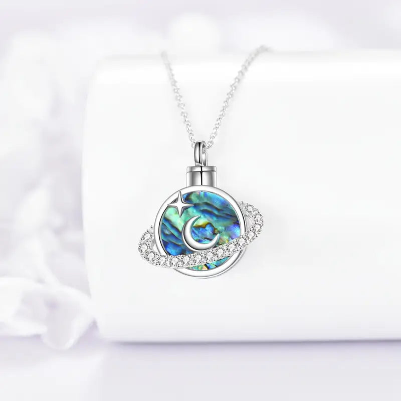 Canescent Silver Pendant Necklace