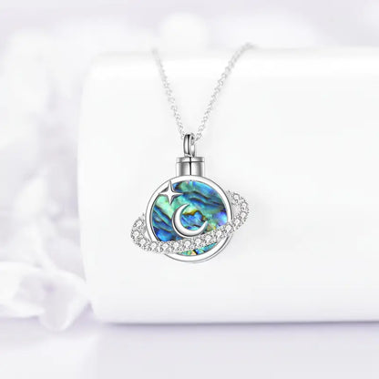 Canescent Silver Pendant Necklace