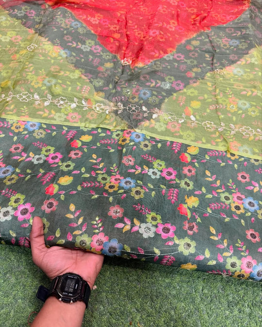 Chartreuse Green Position Fabric