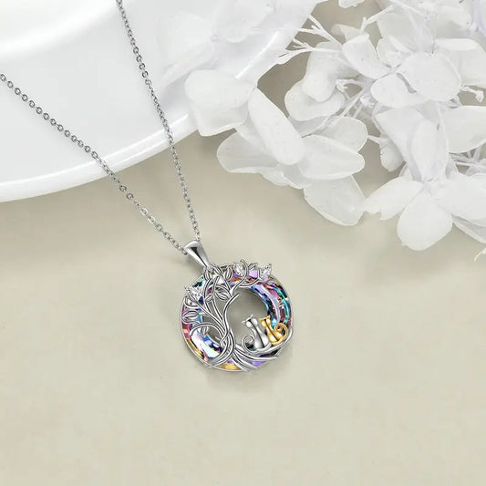 Dusky Silver Pendent Necklace